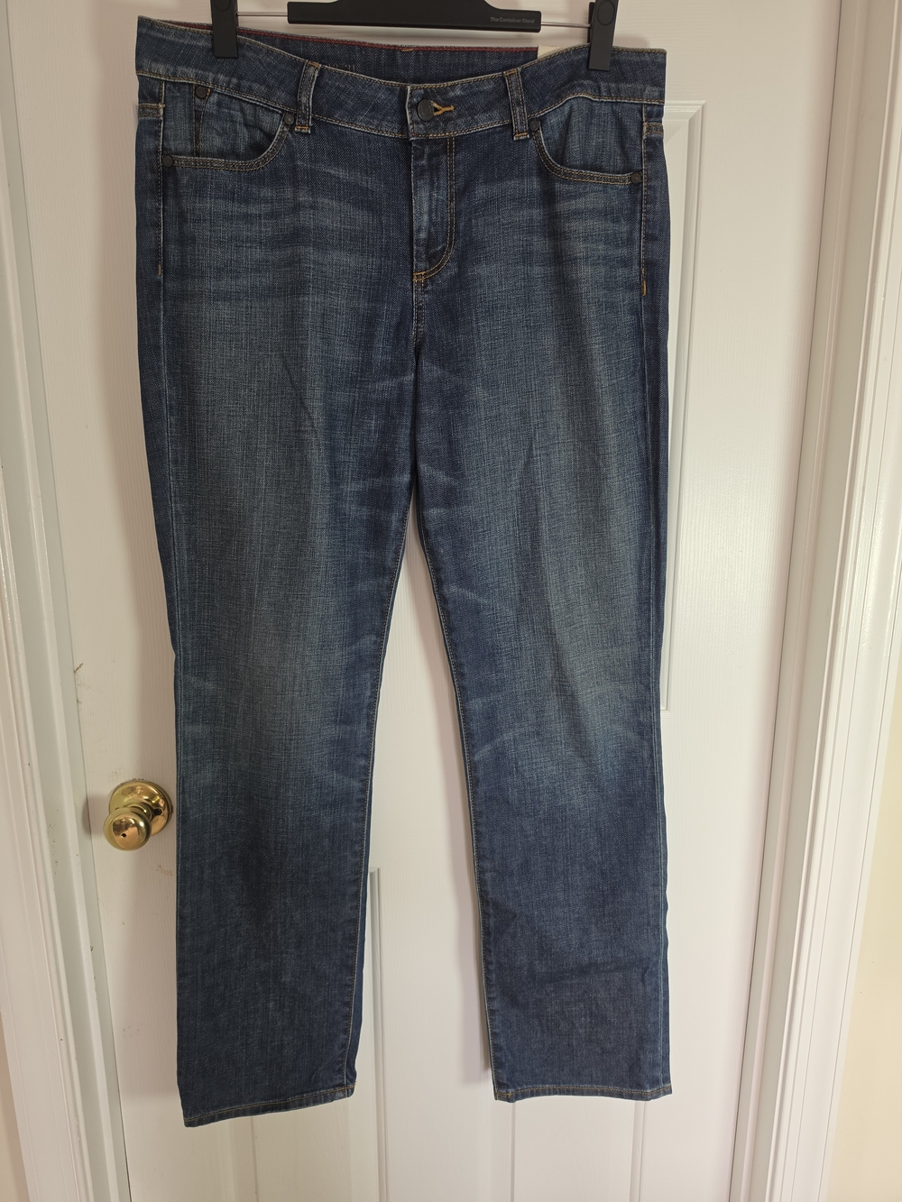 Talbots Vintage 100% Cotton Signature Straight Leg Women's Jeans Style Size 12